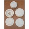 Image 2 : Vintage Tudor Rose Dishes - 7 plates, 3 bowls, 7 ironstone bowls