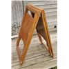 Image 2 : Pr. Of Folding Wood Chairs