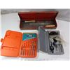 Image 1 : holesaw , drill bits and files