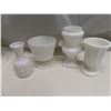 Image 4 : Lot of Assorted Milk Glass
