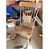 Image 1 : Solid wood rocking chair - 41"Hx24"Wx30"D
