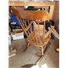 Image 3 : Solid wood rocking chair - 41"Hx24"Wx30"D