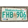 Image 1 : 1990-1991 Saskatchewan license plate