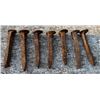 Image 1 : Rail road spikes x7