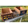 Image 1 : Vintage wooden fruit boxes