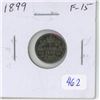 Image 1 : 1899 Canadian Victorian Silver 5 Cents. F-15.