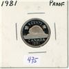 Image 1 : 1982 Nickel 5 Cents. Proof with Ultra Heavy Cameo.
