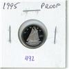 Image 1 : 1995 Canadian 10 Cents. Proof with Ultra Heavy Cameo.