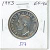 Image 1 : 1943 Canadian Silver 50 Cents. World War II issue. EF-40.
