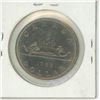 Image 2 : 1968 Canadian Nickel Dollar. Die Crack at ETH II in Elizabeth II. MS-60.