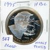Image 1 : 1995 Canadian Silver Dollar. Commemorates the 325th Anniversary of the Hudson’s Bay Company