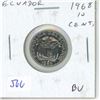 Image 1 : Ecuador. 1968 10 Centavos. BU.