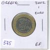 Image 1 : Greece. 2002 1 Euro. Reverse depicts an ancient Athenian owl coin. EF.