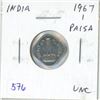 Image 1 : India. 1967 1 Paisa. Uncirculated.