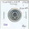 Image 1 : Yugoslavia. 1963 1 Dinar. BU.