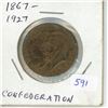 Image 1 : 1967 – 1927 Confederation medal. Small bronze.