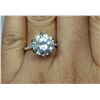 Image 2 : 5.00 CT GRA CERTIFIED MOISSANITE VVS D COLOR WITH 14 ROUND CUT CUBIC ZIRCONIUM SET ON EACH SIDE IN S