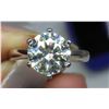 Image 3 : 3.00 CT GRA CERTIFIED MOISSANITE VVS D COLOR SOLITAIRE SET IN STERLING SILVER RETAIL RING VALUE $1,7