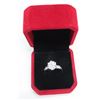 Image 1 : 2.80 CT GRA CERTIFIED MOISSANITE VVS D COLOR WITH 30 ROUND CUT CUBIC ZIRCONIUM SET BELOW WEIGHING 0.