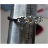 Image 3 : 1.00 CT TW MOISSANITE VVS D COLOR WITH 5 ROUND CUT MOISSANITE SET IN STERLING SILVER RETAIL VALUE $9