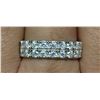 Image 4 : 1.00 CT TW GRA CERTIFIED MOISSANITE VVS D COLOR WITH 18 ROUND CUT MOISSANITE STONES SET ON RING WEIG