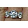 Image 5 : 4.00 CT TW GRA CERTIFIED MOISSANITE VVS D COLOR WITH 2.00 CT MOISSANITE SET IN CENTER AND 1.00 CT MO