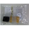 Image 8 : 1.00 CT GRA CERTIFIED MOISSANITE VVS D COLOR WITH 32 ROUND CUT CUBIC ZIRCONIUM SET IN HALO AND ON BA