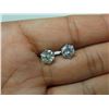 Image 2 : 2.00 CT TW GRA CERTIFIED MOISSANITE VVS D COLOR EARRINGS SET IN STERLING SILVER RETAIL VALUE $1,425.