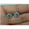 Image 2 : 2.30 CT TW GRA CERTIFIED MOISSANITE VVS D COLOR EARRINGS SET IN STERLING SILVER SCREW BACKS RETAIL V
