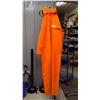 Image 1 : Size med. Orange hunting coveralls and rain poncho