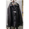 Image 1 : size Lg. black leather dress jacket (mens)