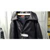 Image 2 : size Lg. black leather dress jacket (mens)