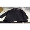 Image 4 : size Lg. black leather dress jacket (mens)