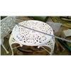 Image 2 : 3 pcs white cast iron  Patio set