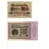 Image 2 : 4 German Reichsbanknotes