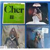 Image 1 : Group of 4 - 1980s LP albums, including Cher, Donna Summers double album, Juice Newton, Flashdance M