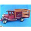 Image 1 : Cooper Tires display advertising wooden truck, was given as a promo to tire shops.  Well made, wheel