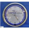 Image 1 : Cooper Tires advertising neon clock.  Excellent condition.