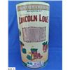 Image 1 : HUGE set of Lincoln Logs, hardly used at all, in 15 inch tall container