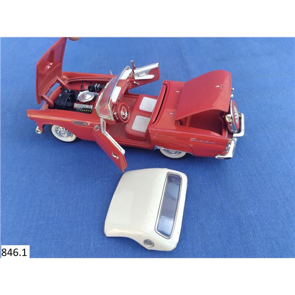 Wix Filters promo diecast 1956 Ford Thunderbird. Approx. 7 1/2 inches long.  Very detailed diecast v