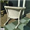 Image 2 : Vintage 1930s child's wicker rocking chair