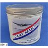 Image 1 : Vintage Daily Mail tobacco tin, showing the Lockheed "14" airplane in flight.  This tin is just grea