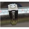 Image 3 : 1.00 CT GRA CERTIFIED MOISSANITE VVS D COLOR WITH 38 ROUND CUT CUBIC ZIRCONIUM SET IN SQUARE HALO AN