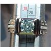 Image 2 : 1.00 CT GRA CERTIFIED MOISSANITE VVS D COLOR WITH 14 ROUND CUT CUBIC ZIRCONIUM SET ON EITHER SIDE OF
