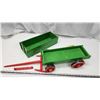 Image 1 : 2 Green wagons - no wheels