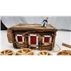 Image 3 : Intricate wooden wagon - assembly required