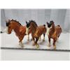 Image 1 : 3 Clydesdale horse figurines