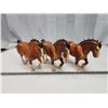 Image 3 : 3 Clydesdale horse figurines