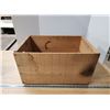 Image 1 : "Pyramid" Canadian apple wood crate - 19.5"x12"x11"H