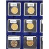Image 4 : Lighthouse case, w/ Canadian 1 dollar loonie coins - 1987-1997, 2003-2012